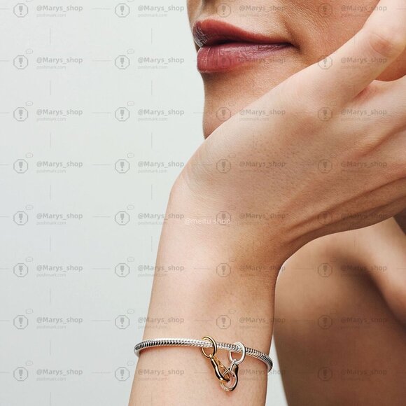 Pandora Openable & Splittable Handcuffs Dangle Charm - Picture 5 of 6